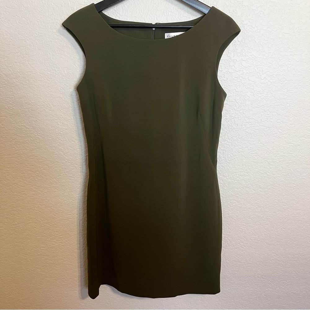 Tyler Gillis Olive Green Sleeveless Dress